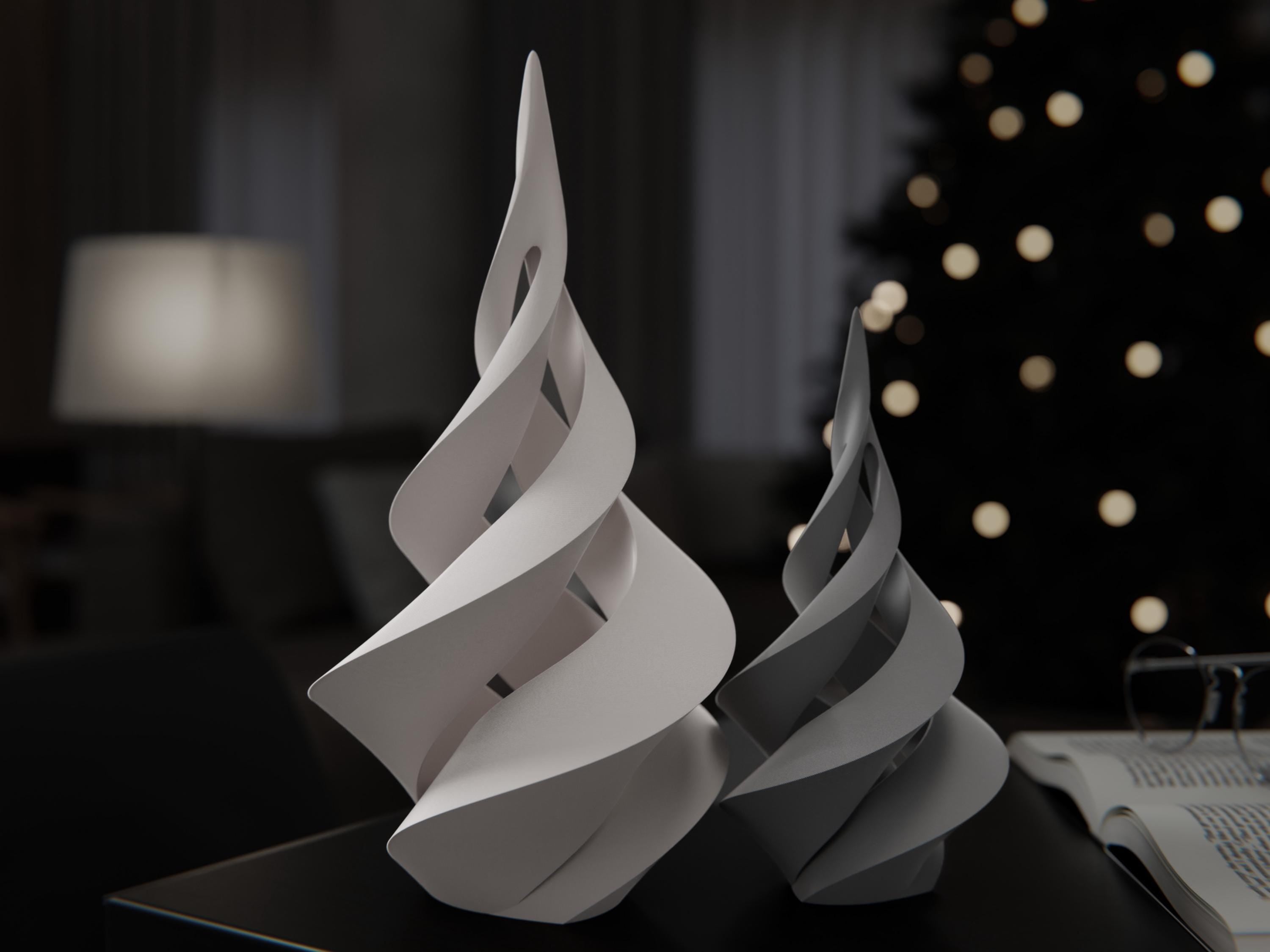Spiral Christmas Tree Lantern