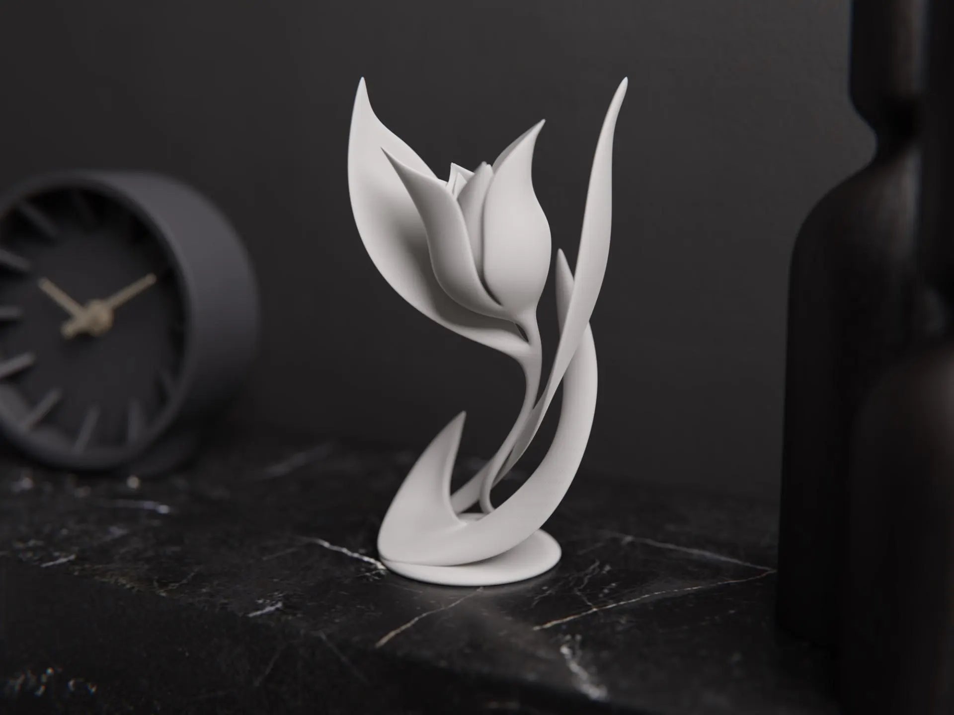 Modern Tulip Sculpture