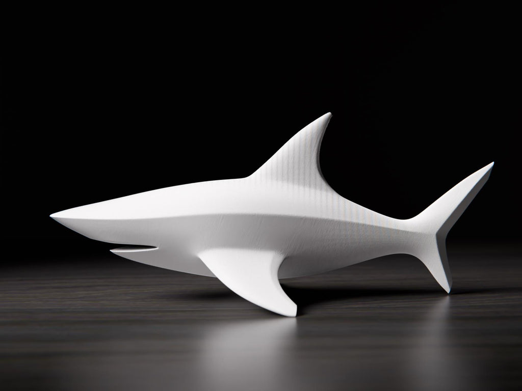Modern Shark Sculpture