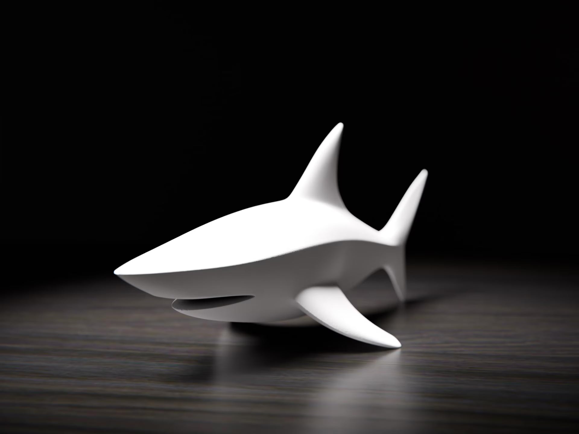 Modern Shark Sculpture