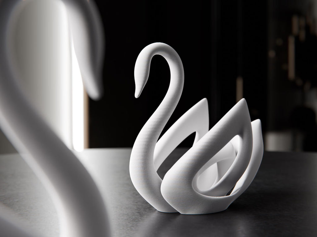 Modern Swan Sculpture