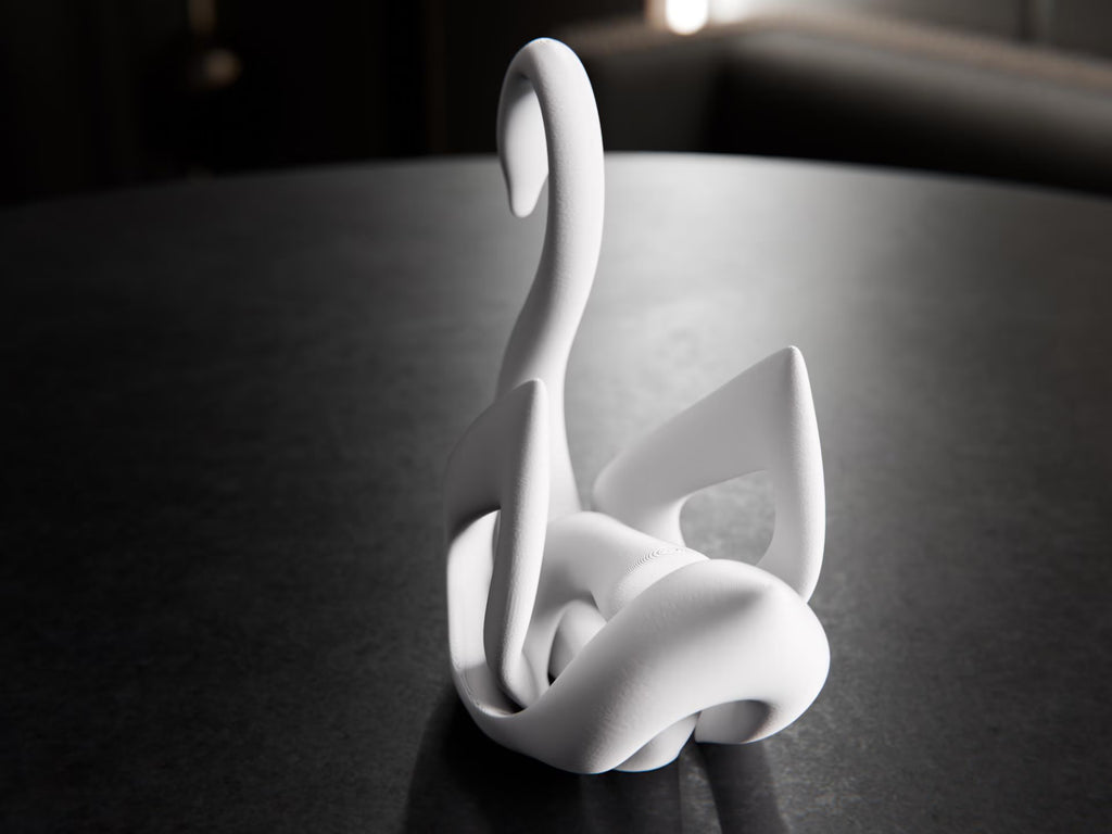 Modern Swan Sculpture