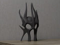 Abstract Mask Sculpture