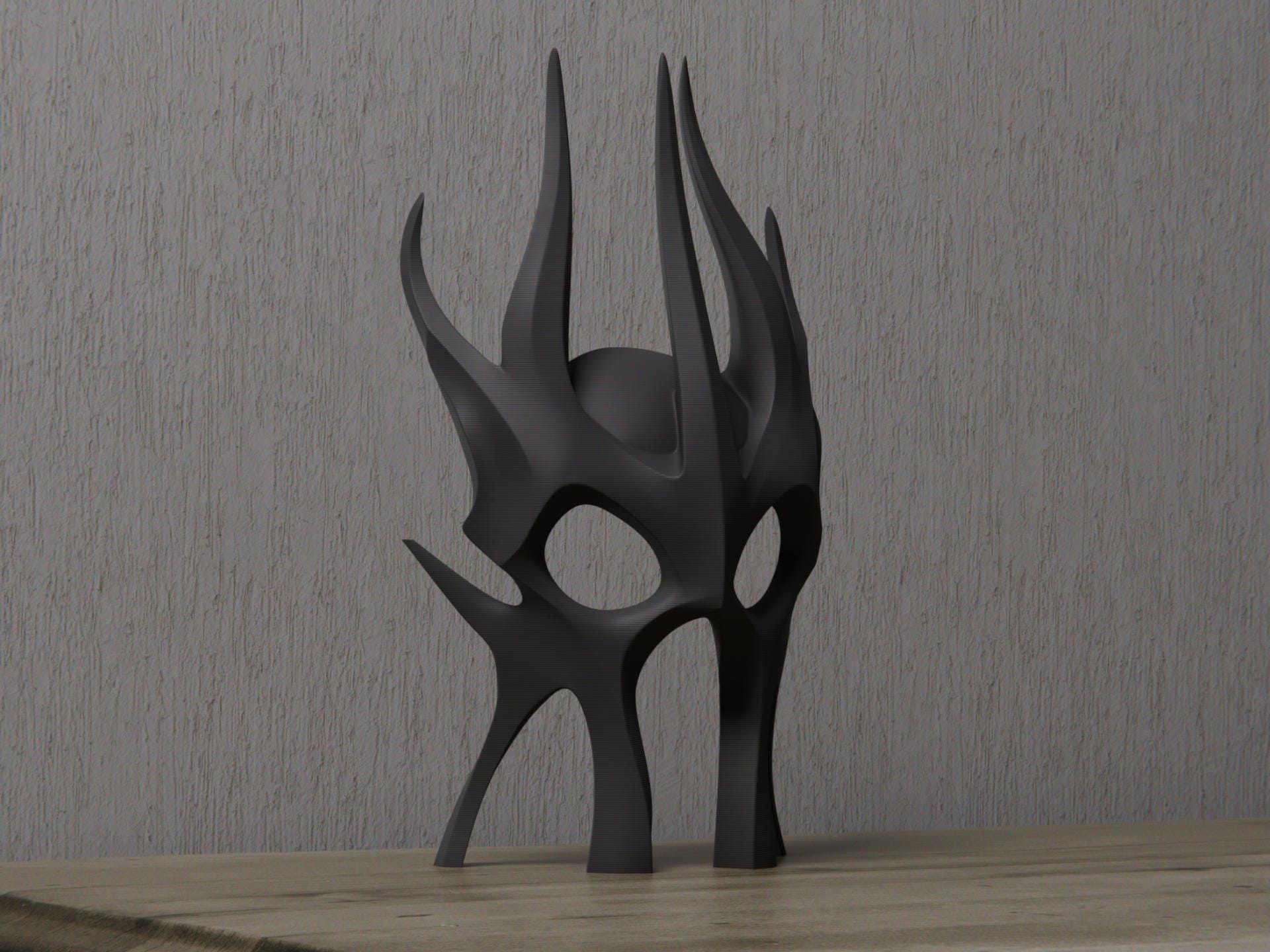 Abstract Mask Sculpture