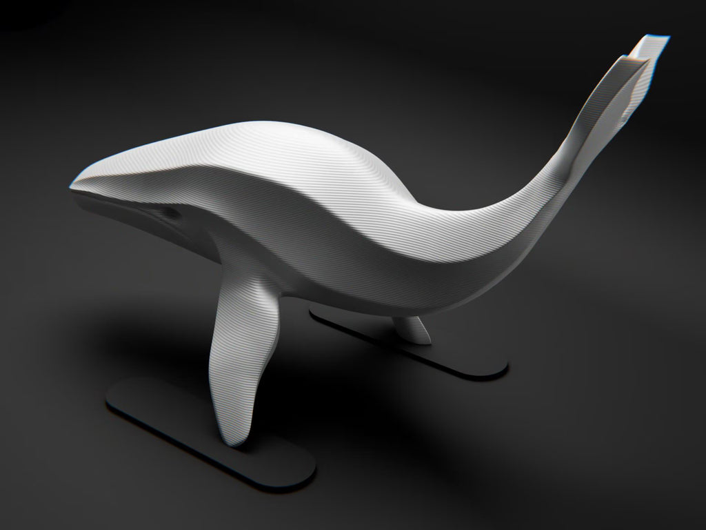 Modern Whale Sculpture