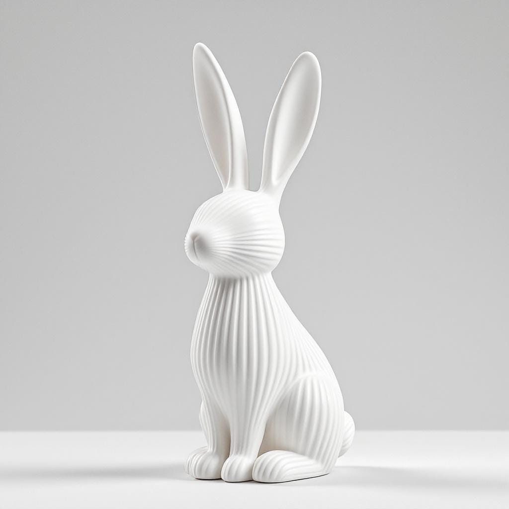 PERSONALIZED ribbed easter Bunny