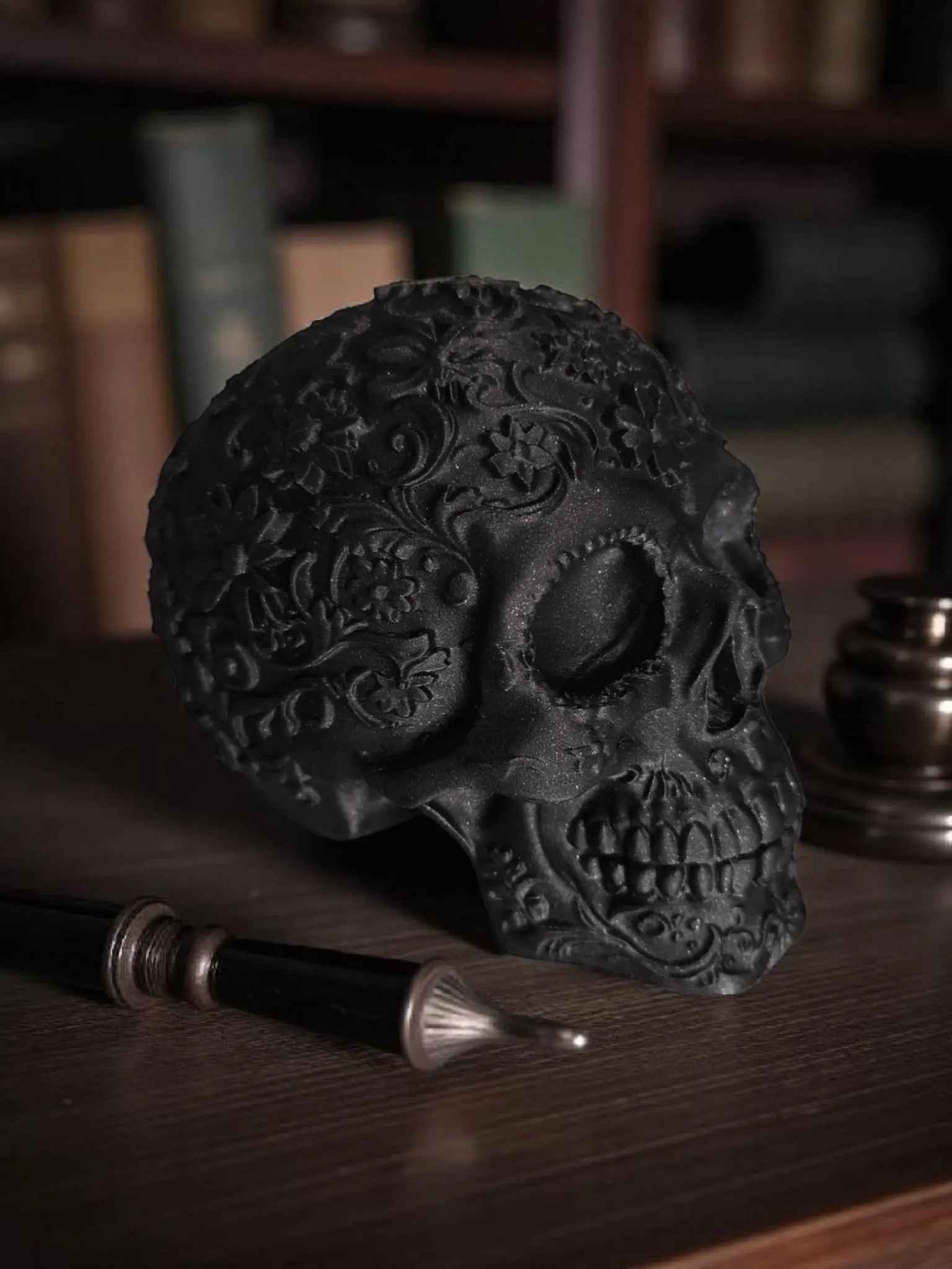 Decorative Skull Sculpture