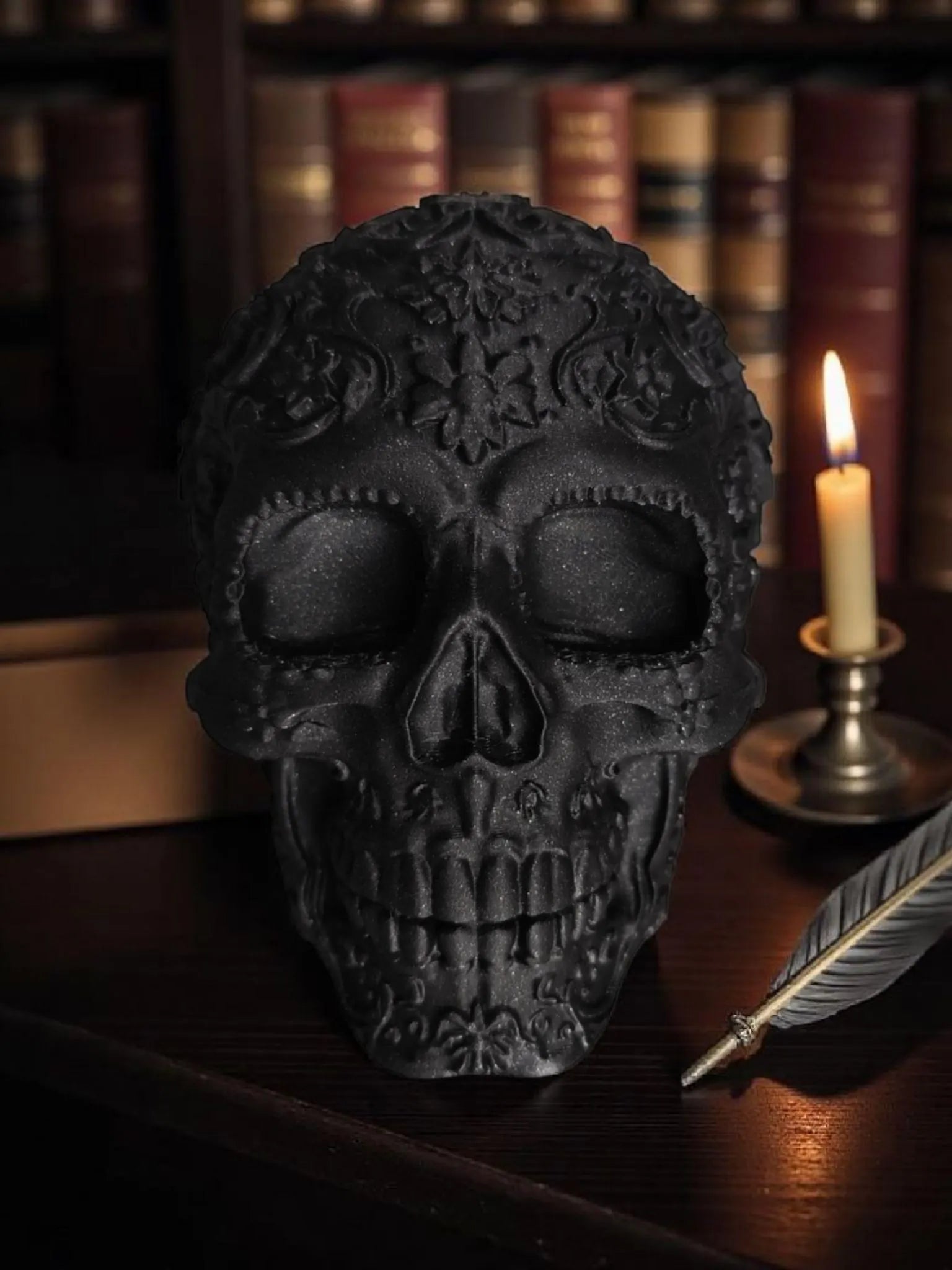 Decorative Skull Sculpture