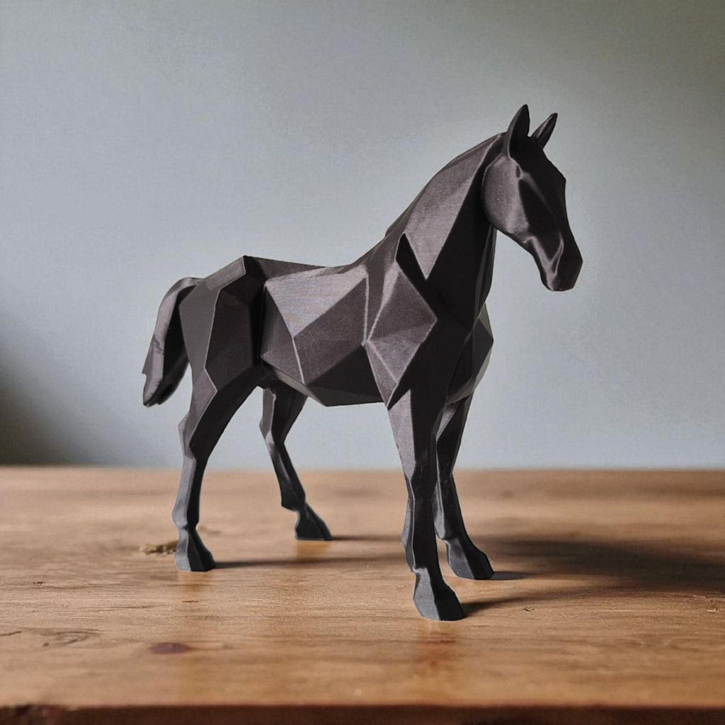 Geometric Horse Statue