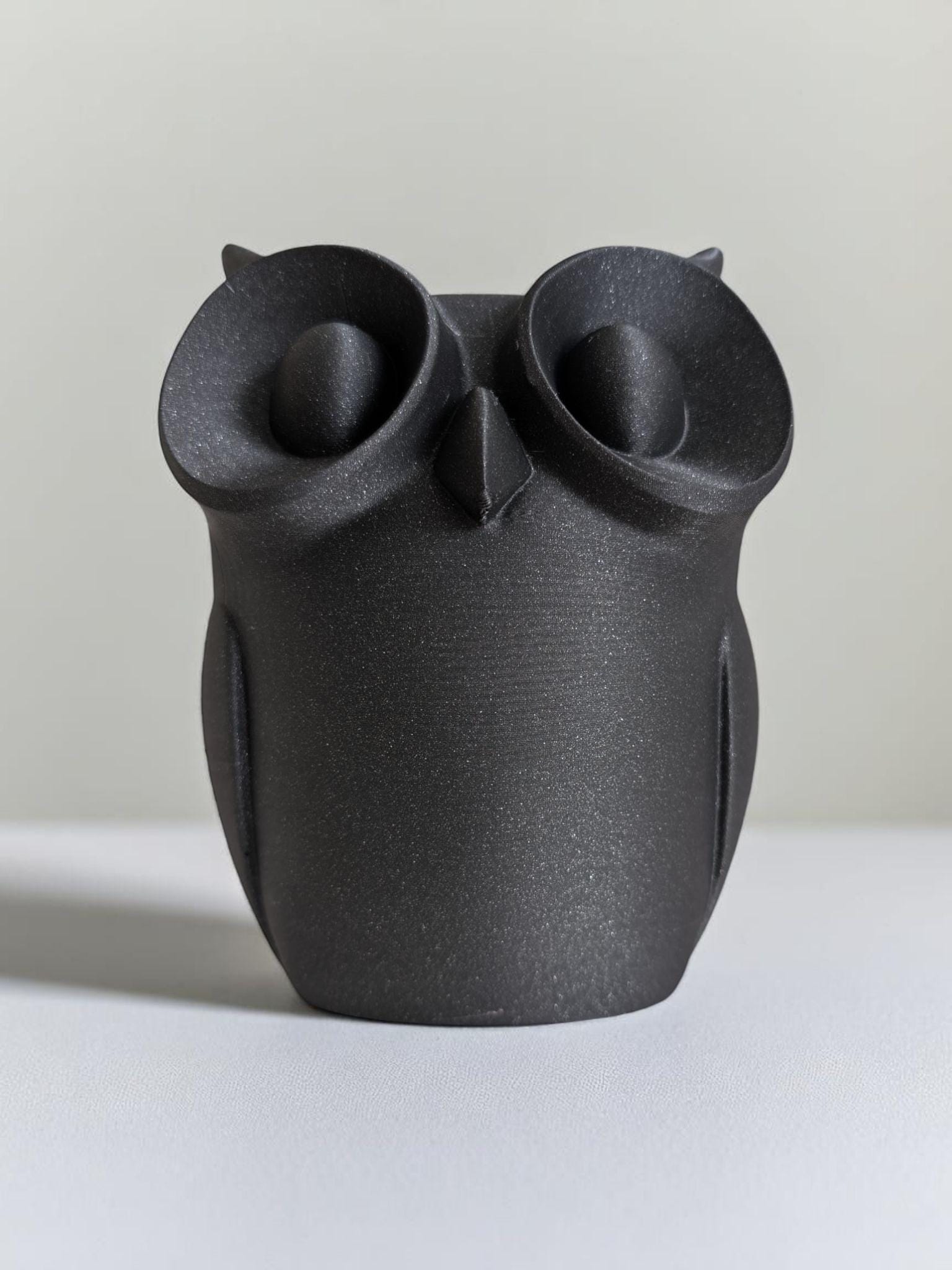 Low Poly Owl Sculpture