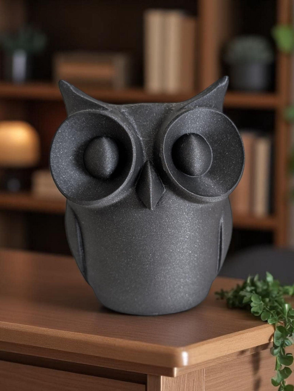 Low Poly Owl Sculpture
