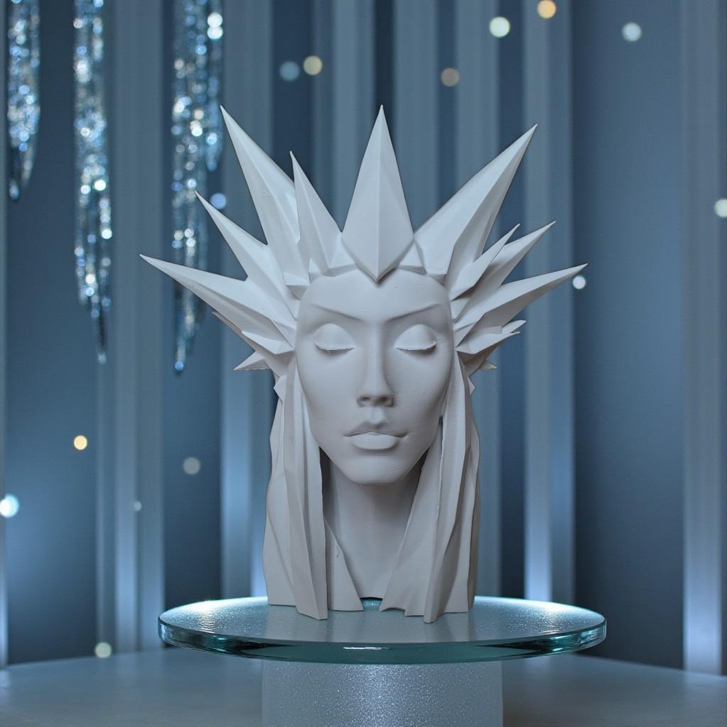 Ice Queen Bust Sculpture