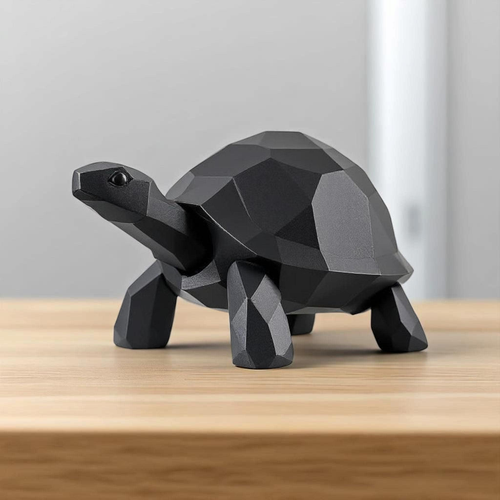 Low Poly Turtle Sculpture