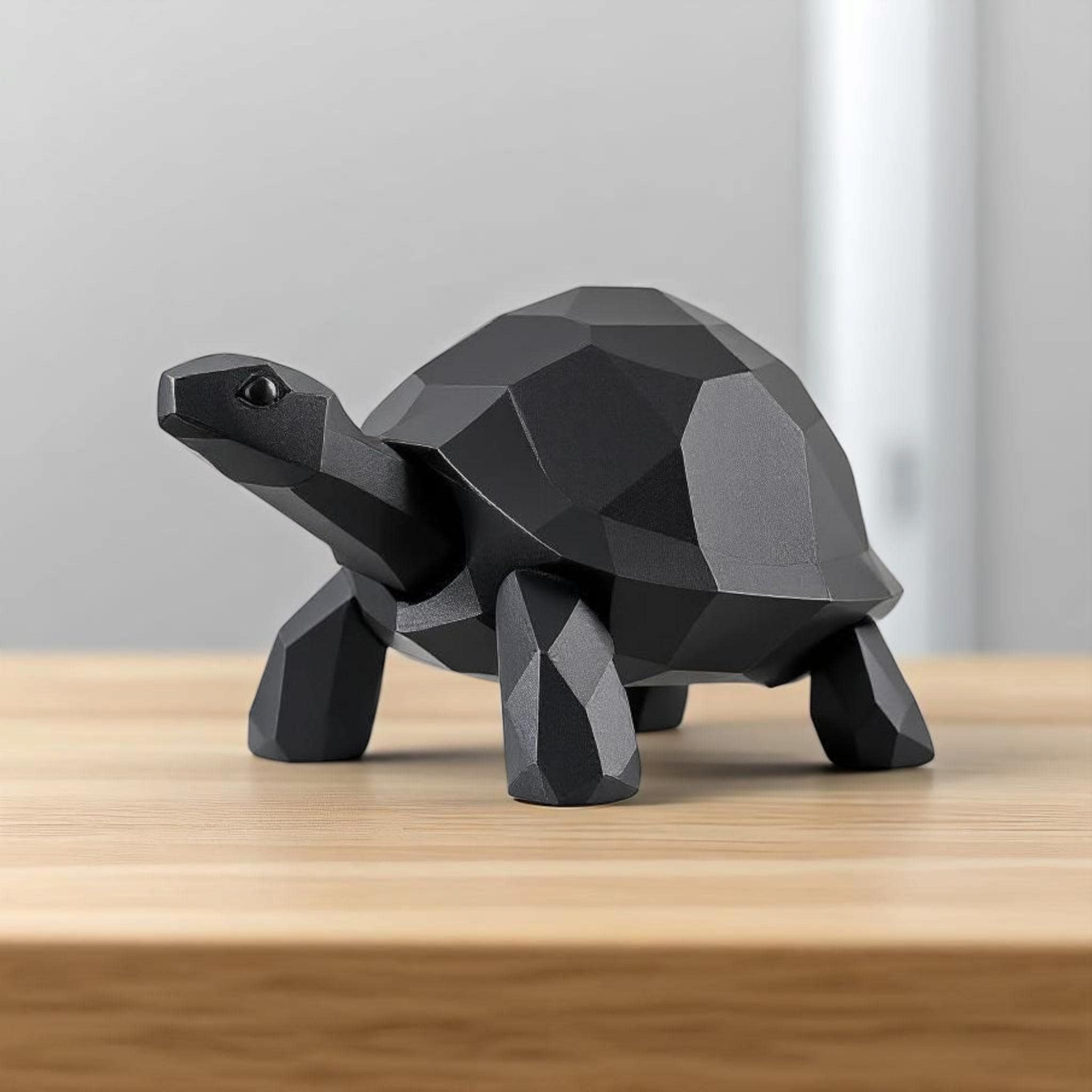 Low Poly Turtle Sculpture