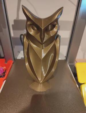 Minimalist Owl Sculpture