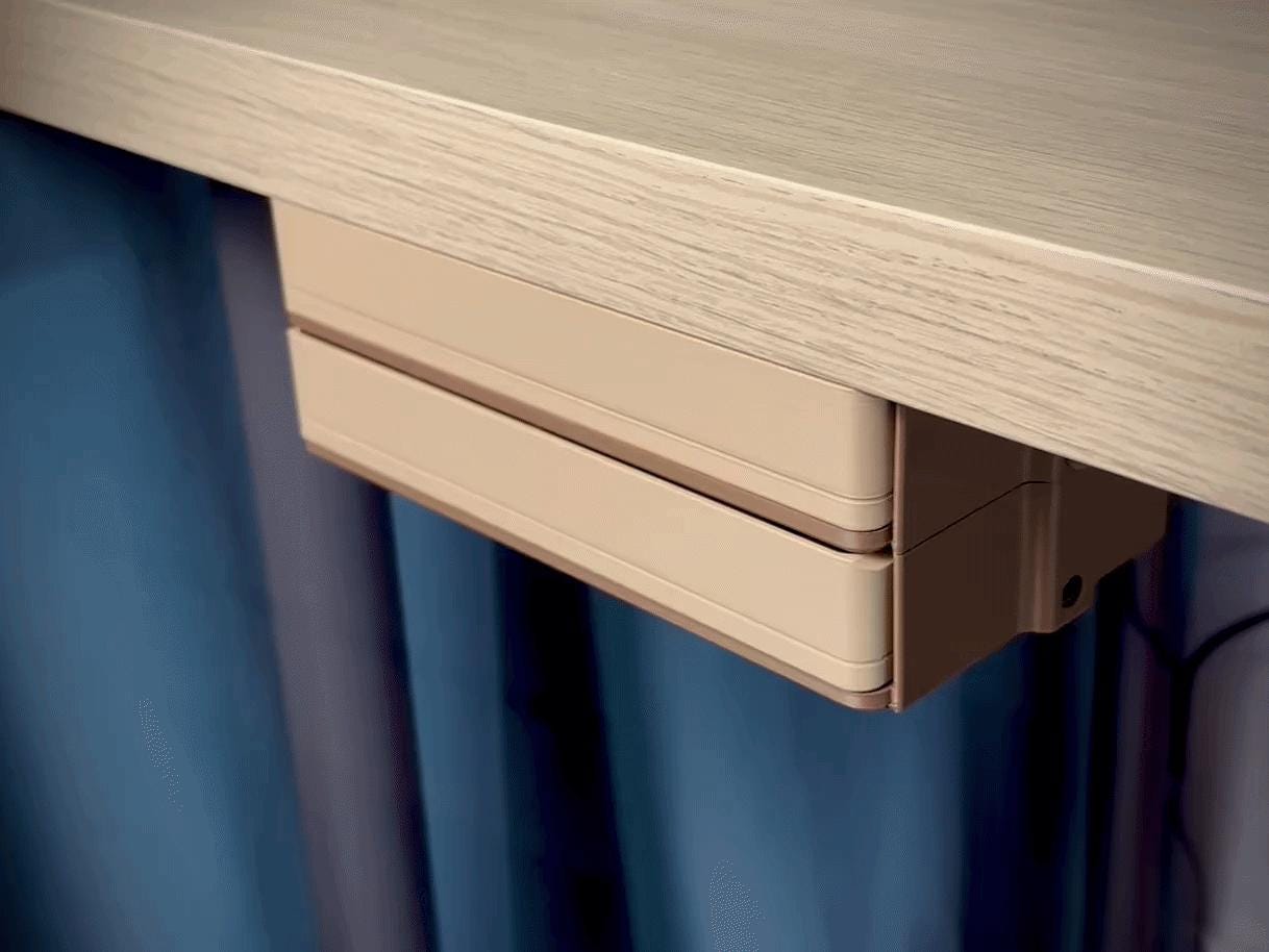 Modular Under Desk Drawer Organizer
