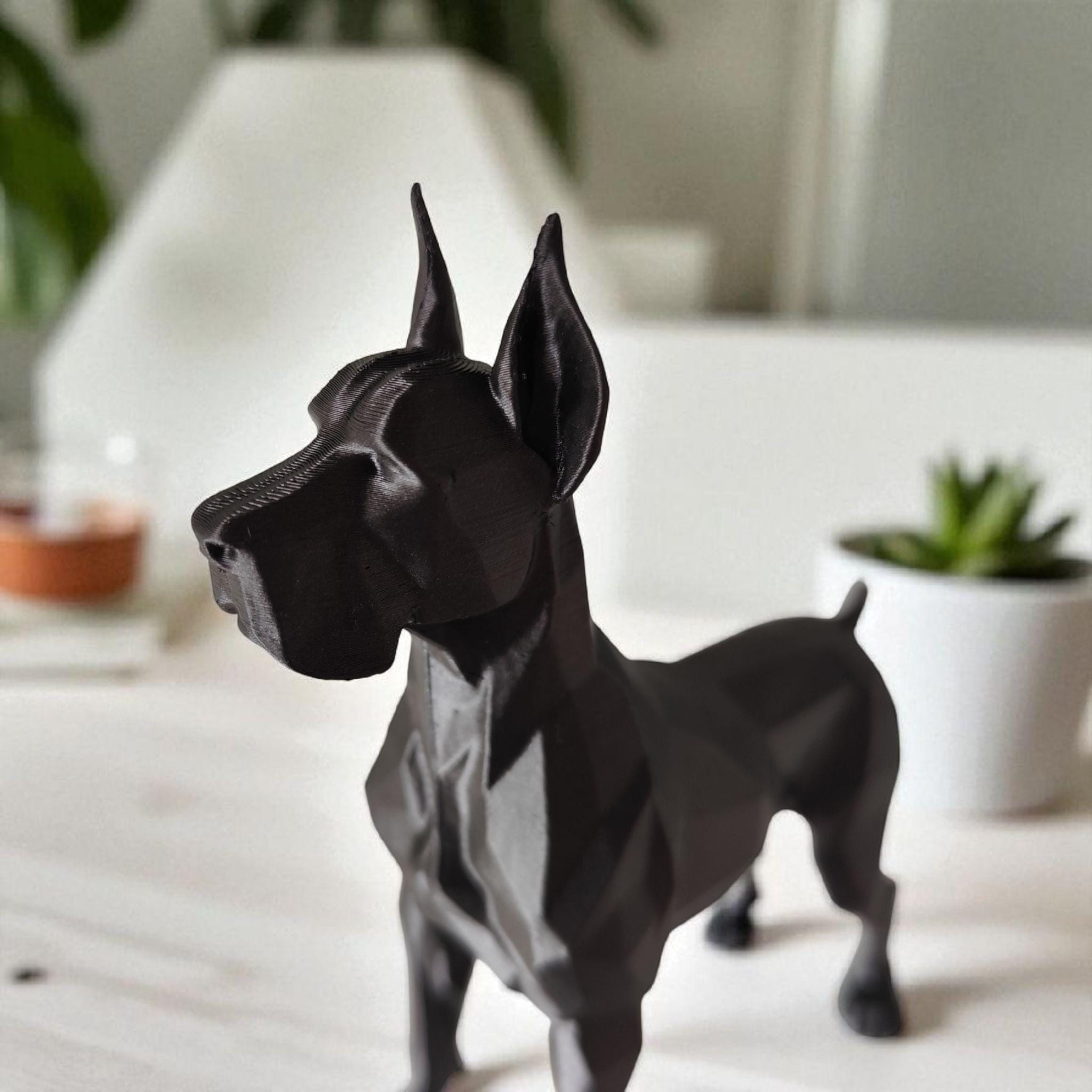 Low Poly Dane Sculpture