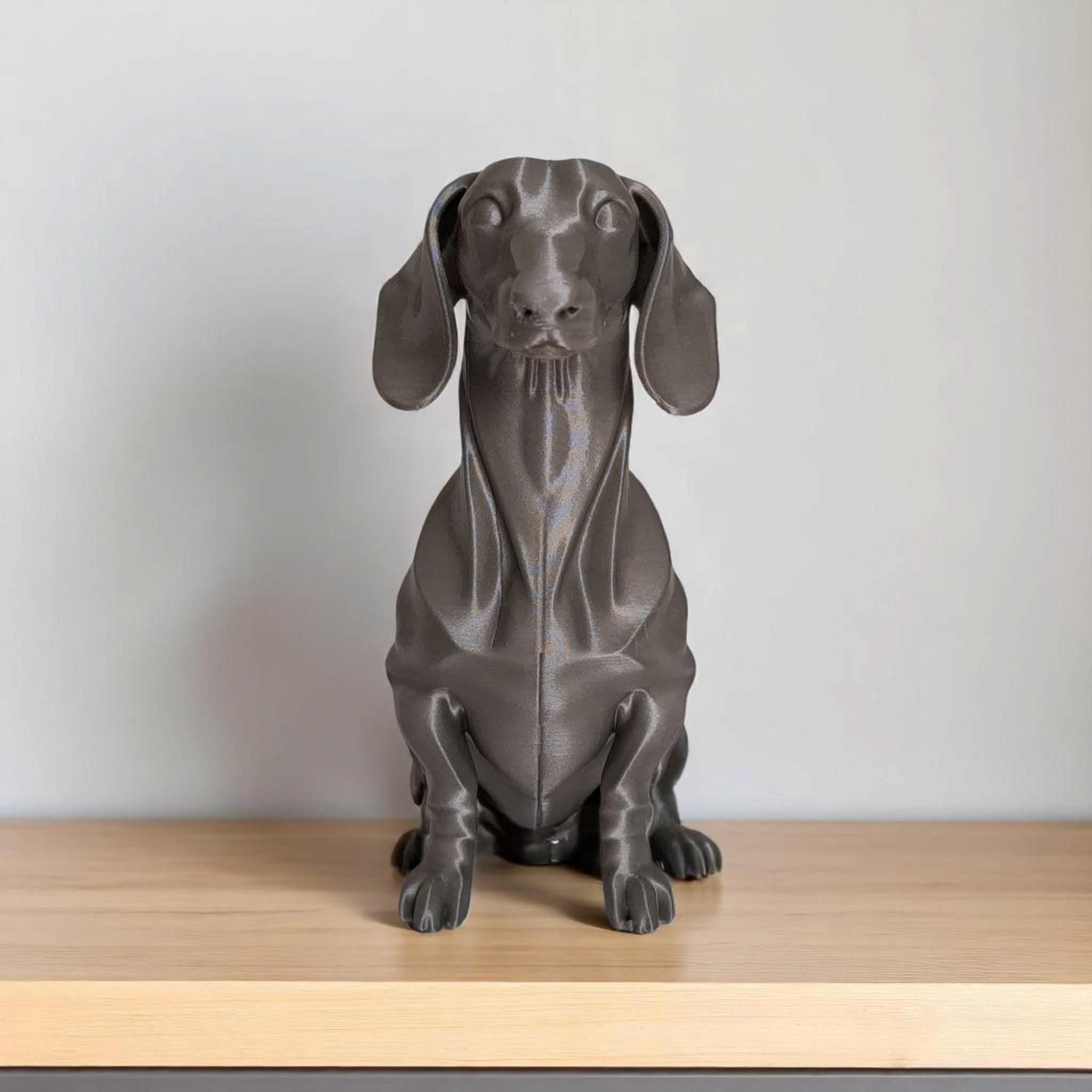 Minimalist Dachshund Sculpture