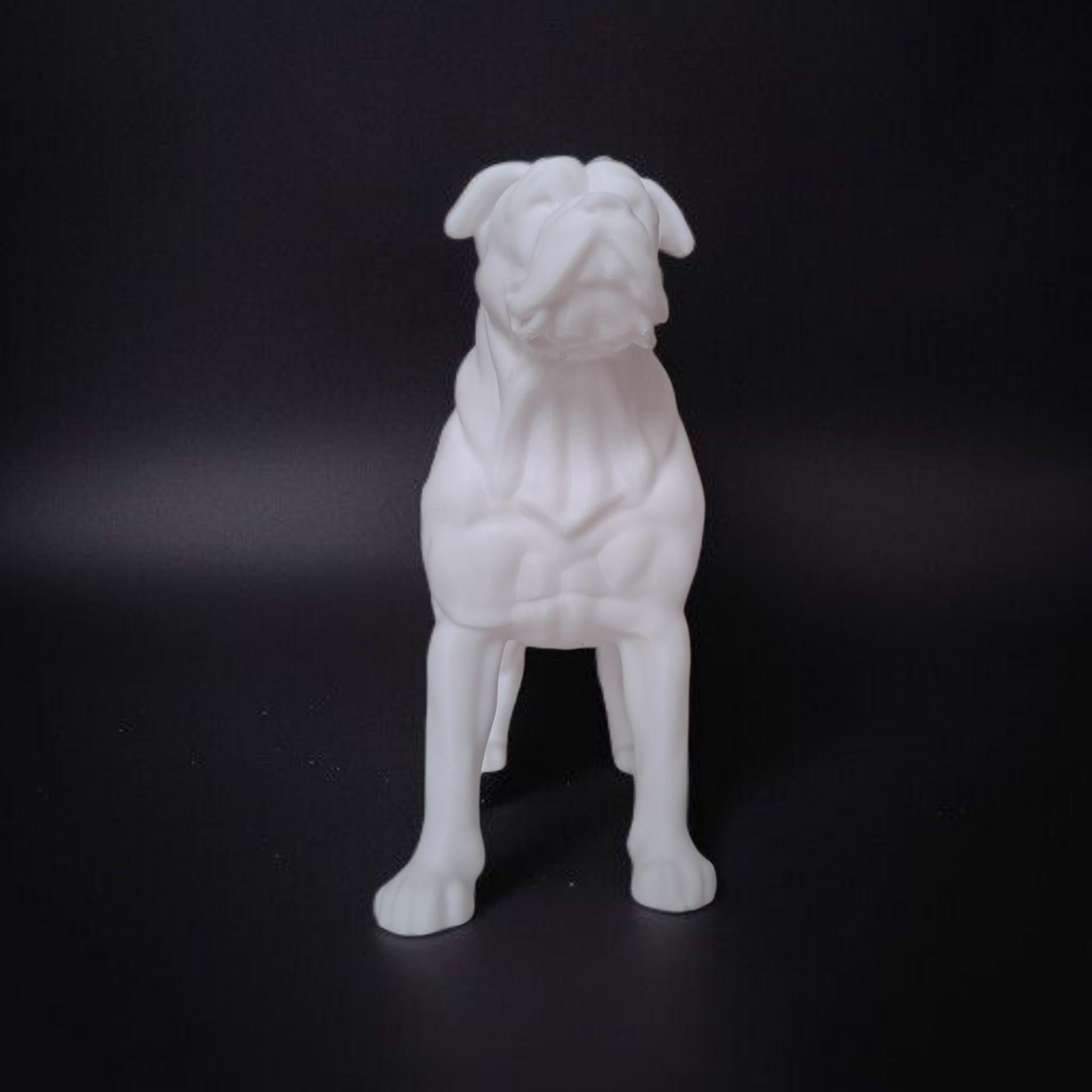 American Bulldog Sculpture