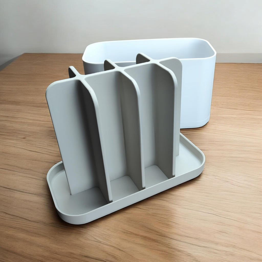 Two-Tone Bathroom Organizer