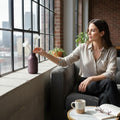 Modern Fluted Vase