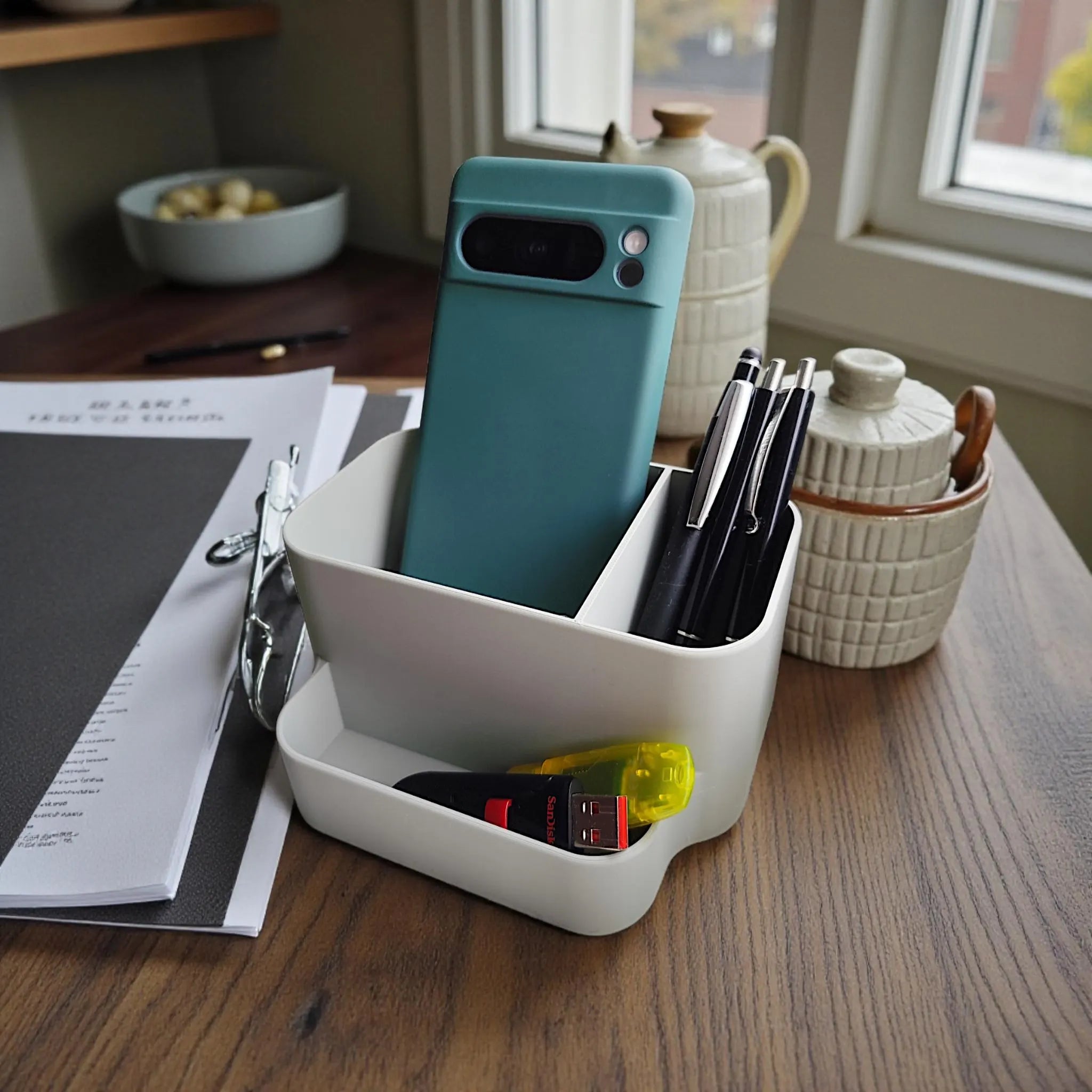 Curved Desk Organizer