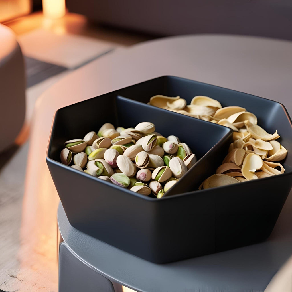 Pistachio Bowl with Shell Compartment