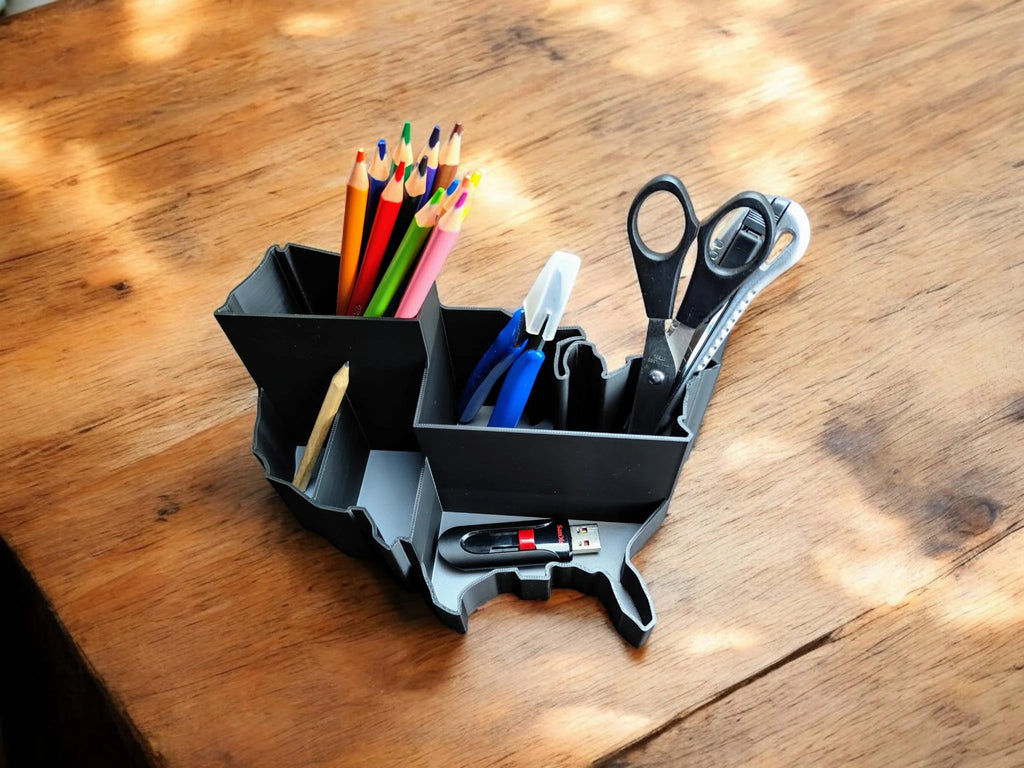 USA map Desk Organizer