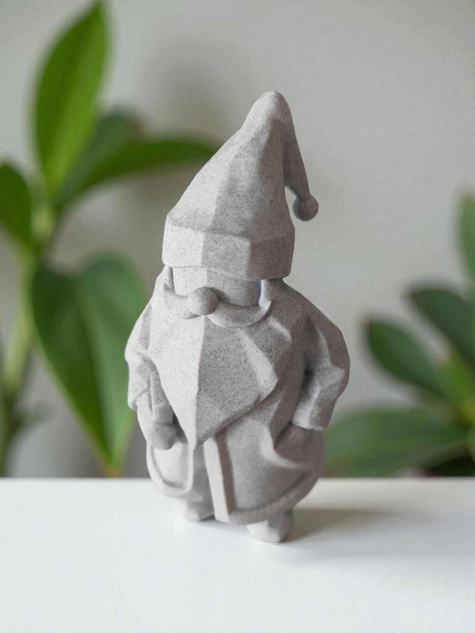 Minimalist Santa Sculpture