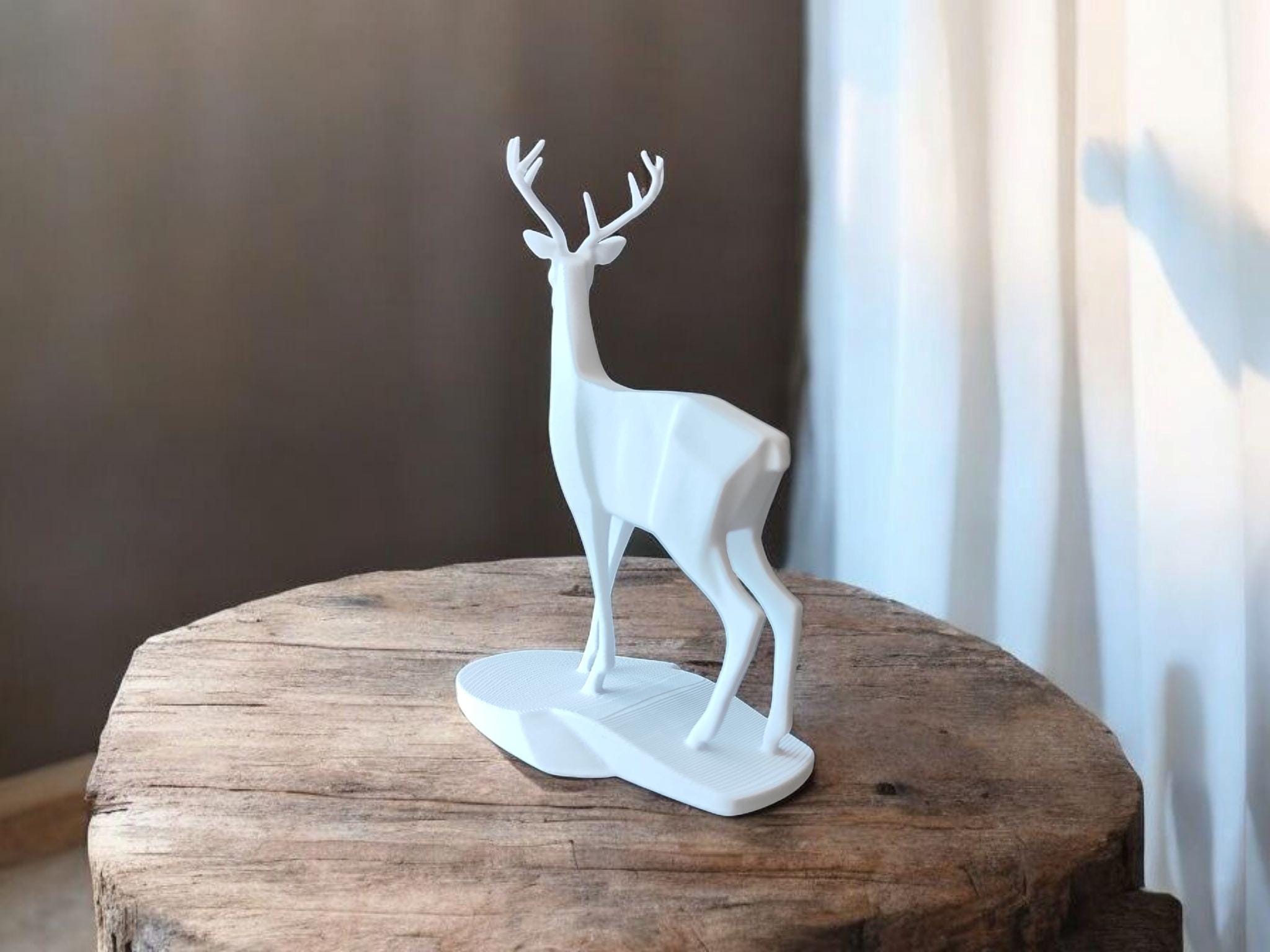 Minimalist Deer Sculpture