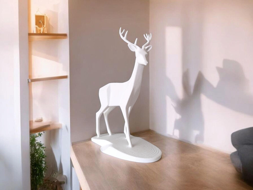 Minimalist Deer Sculpture