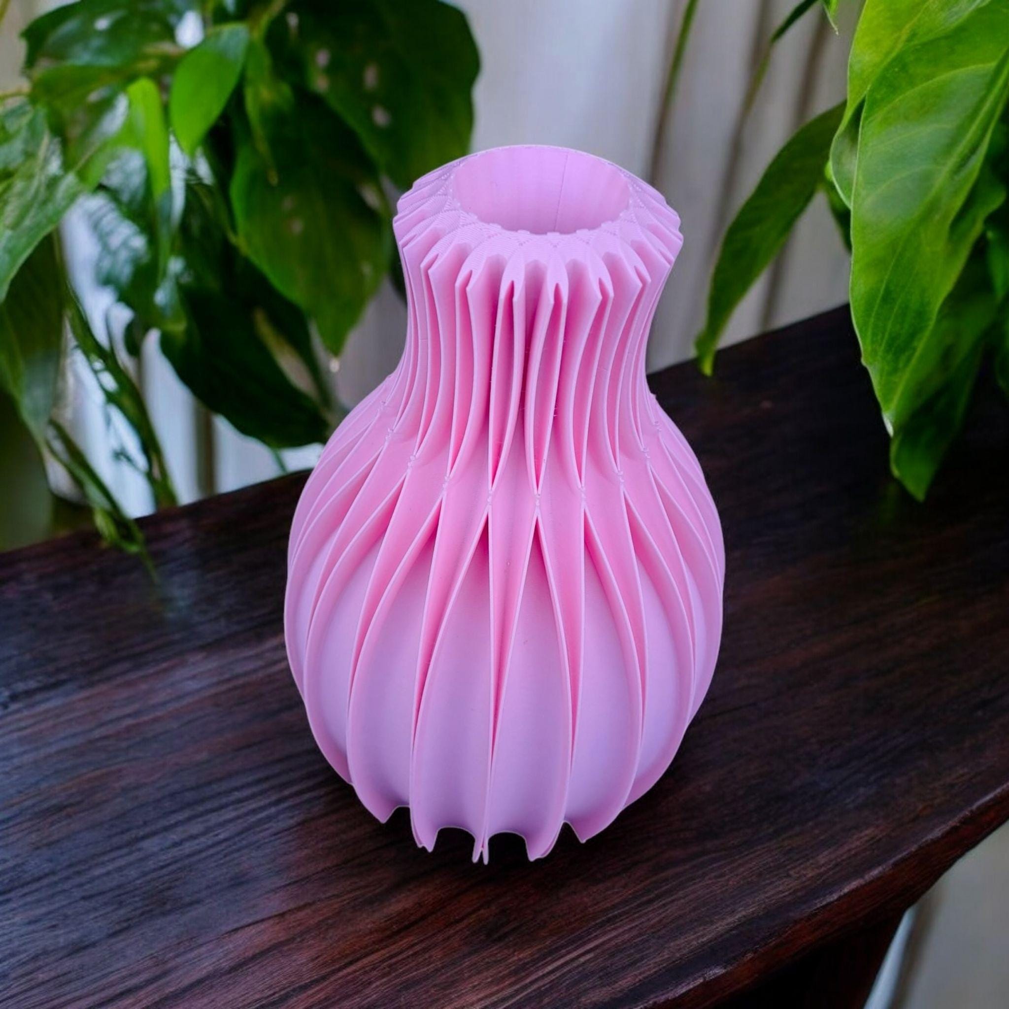 Sculptural Faceted Vase