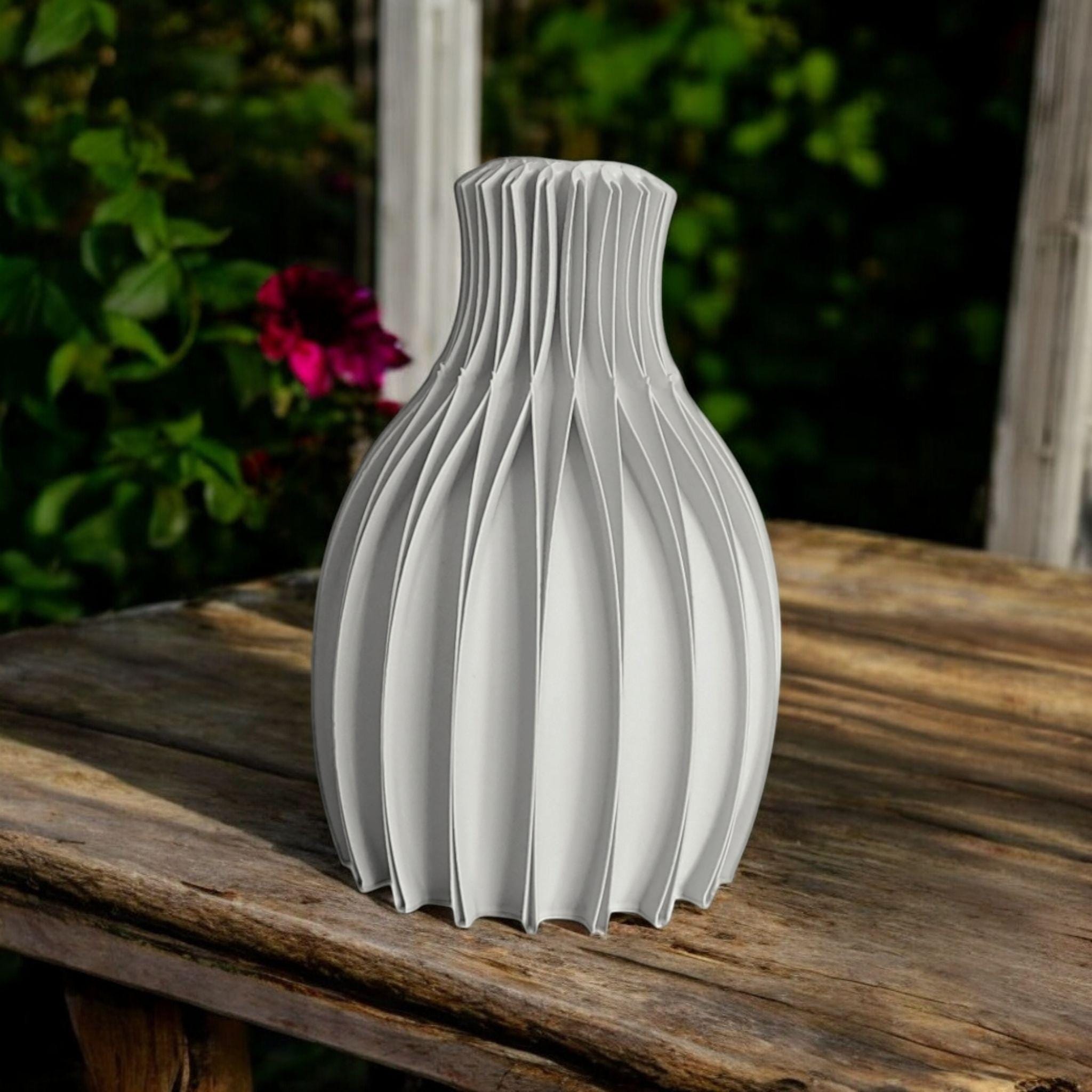Sculptural Faceted Vase