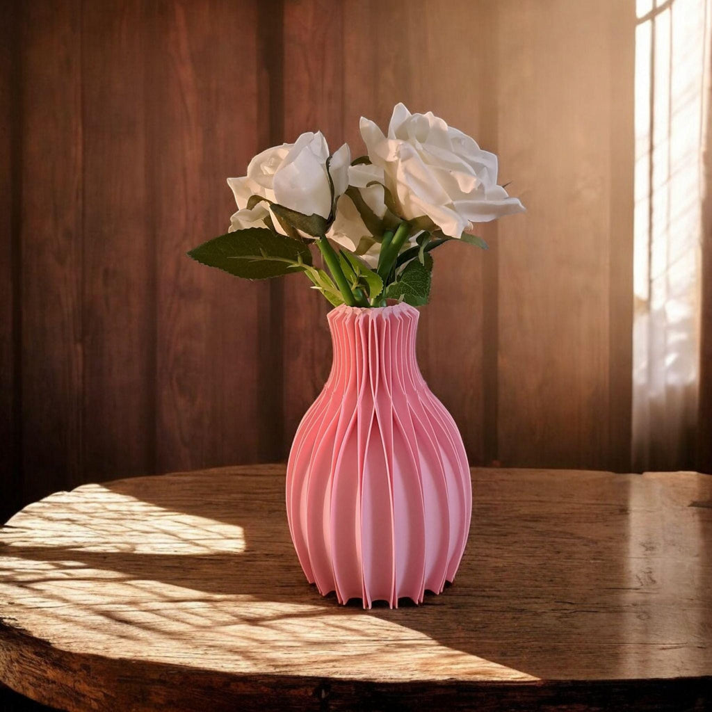 Sculptural Faceted Vase