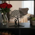 Couple Under Tree Sculpture