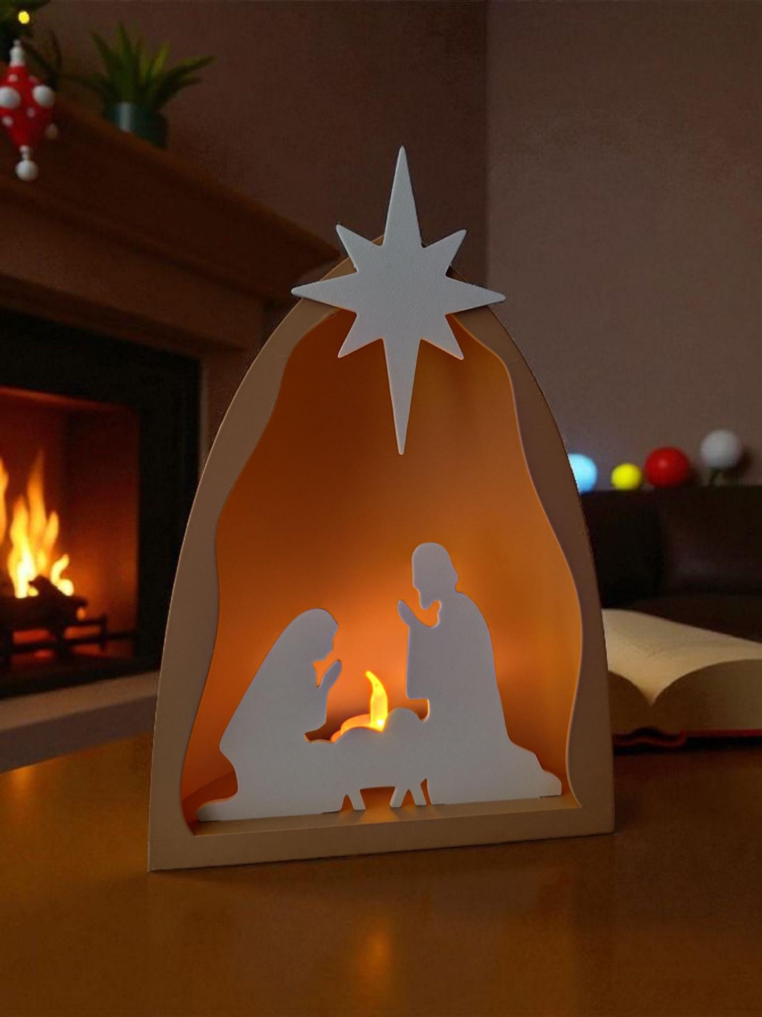 Minimalist Nativity Scene