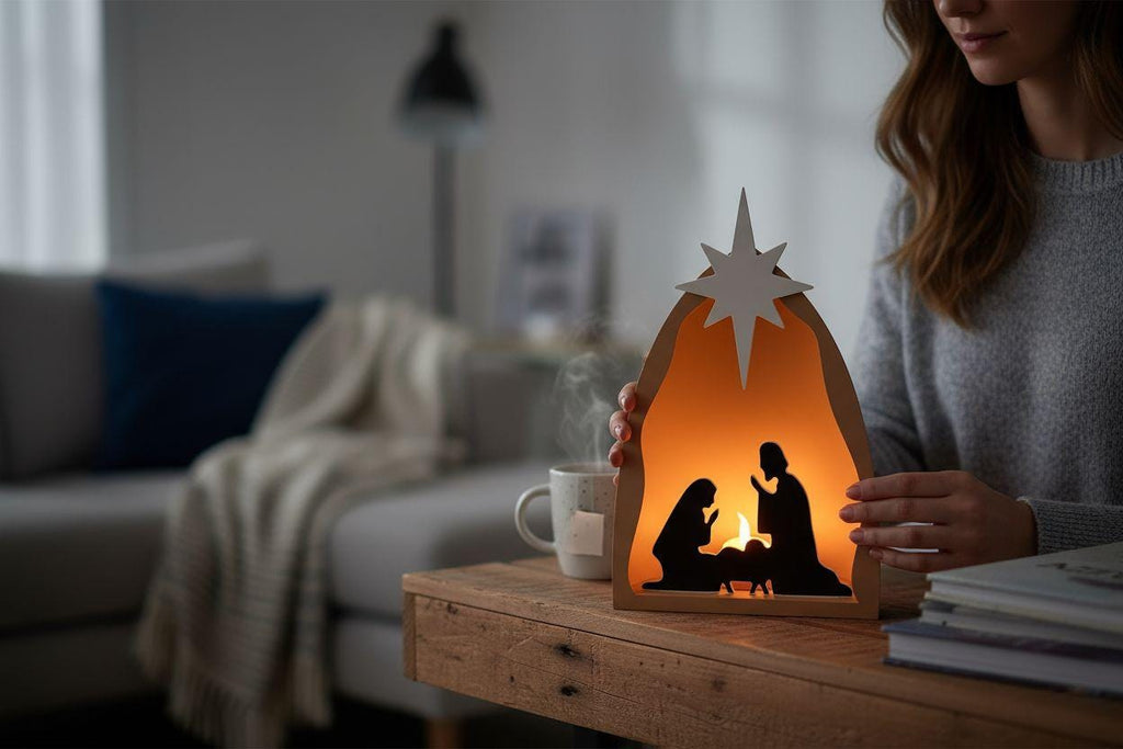 Minimalist Nativity Scene