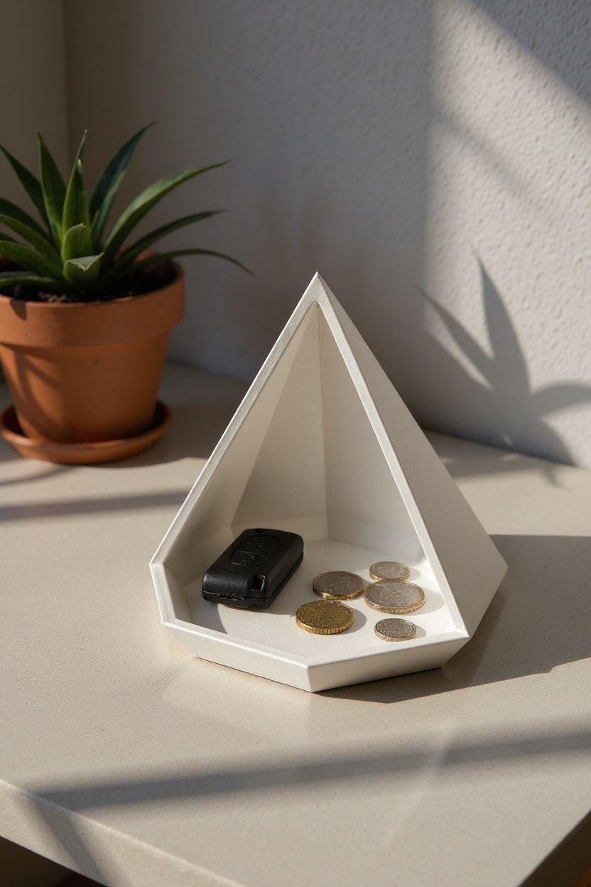 Geometric Pyramid Tray