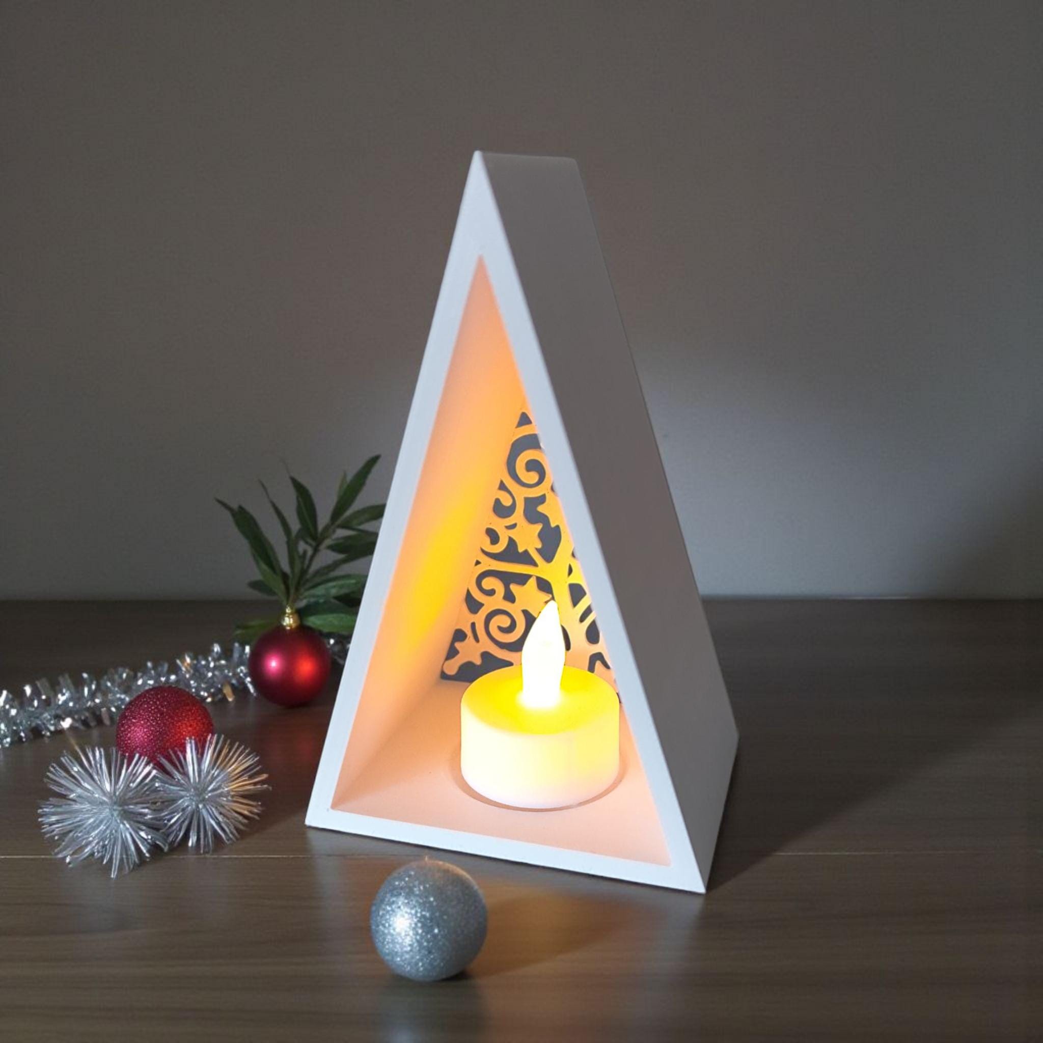 Pyramid Christmas Tree Lantern