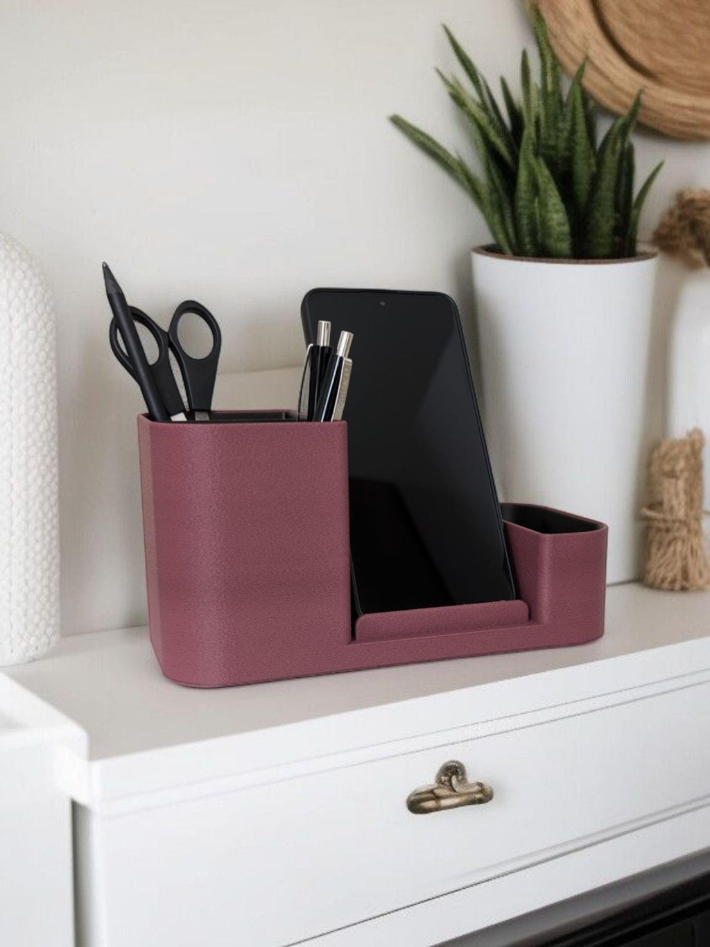 Desk Organizer with Phone Holder
