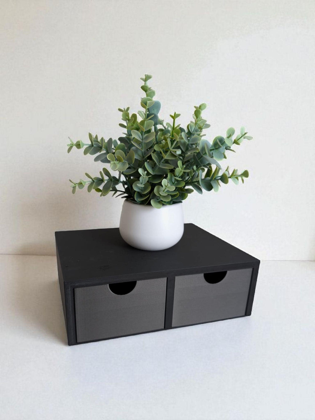 Minimalist Monitor Riser with Drawers