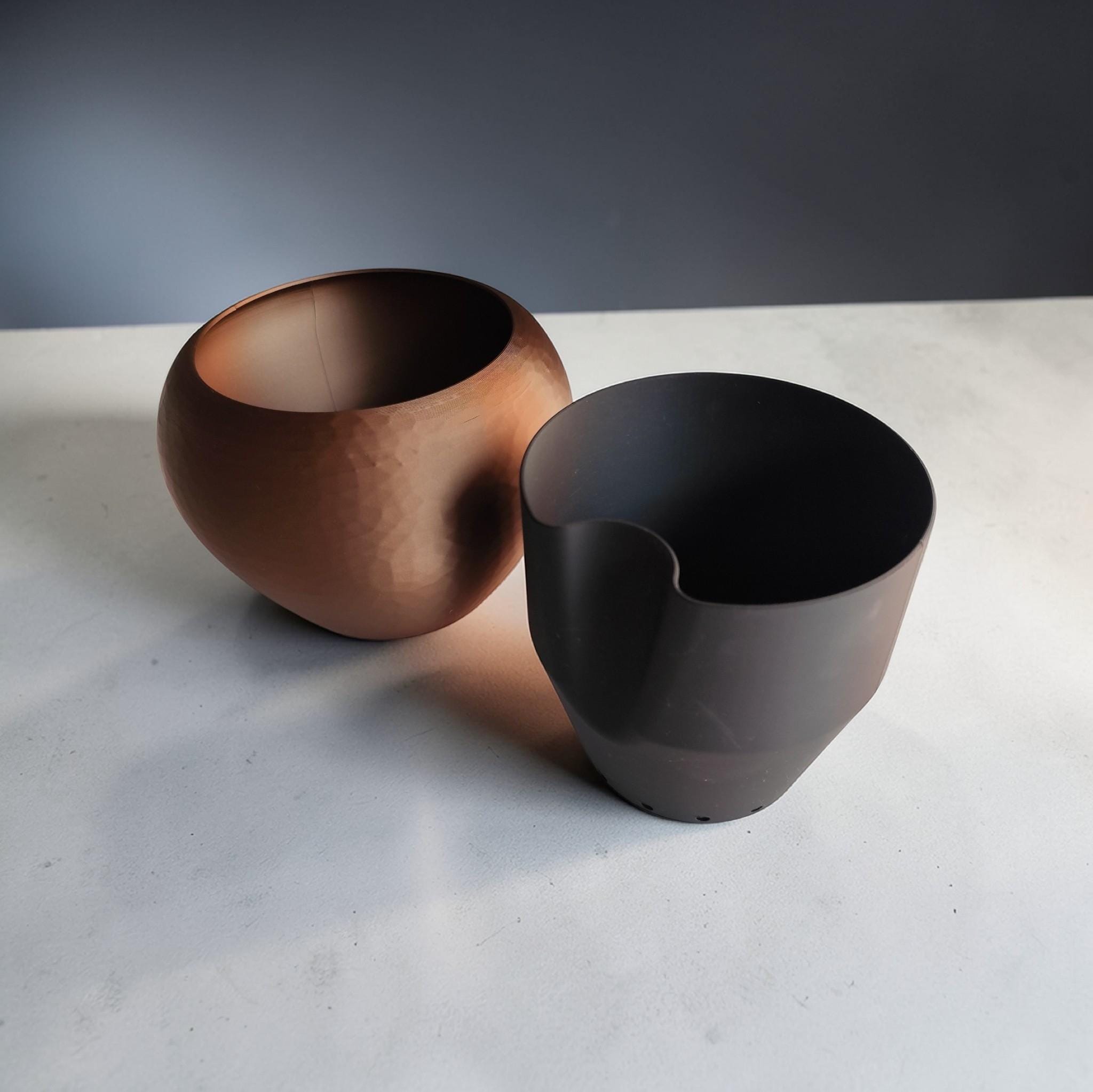 Self Watering Hammered Planter