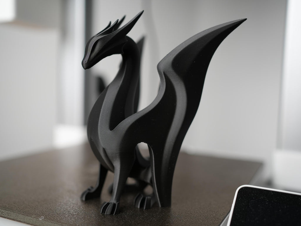 Minimalist Dragon Sculpture