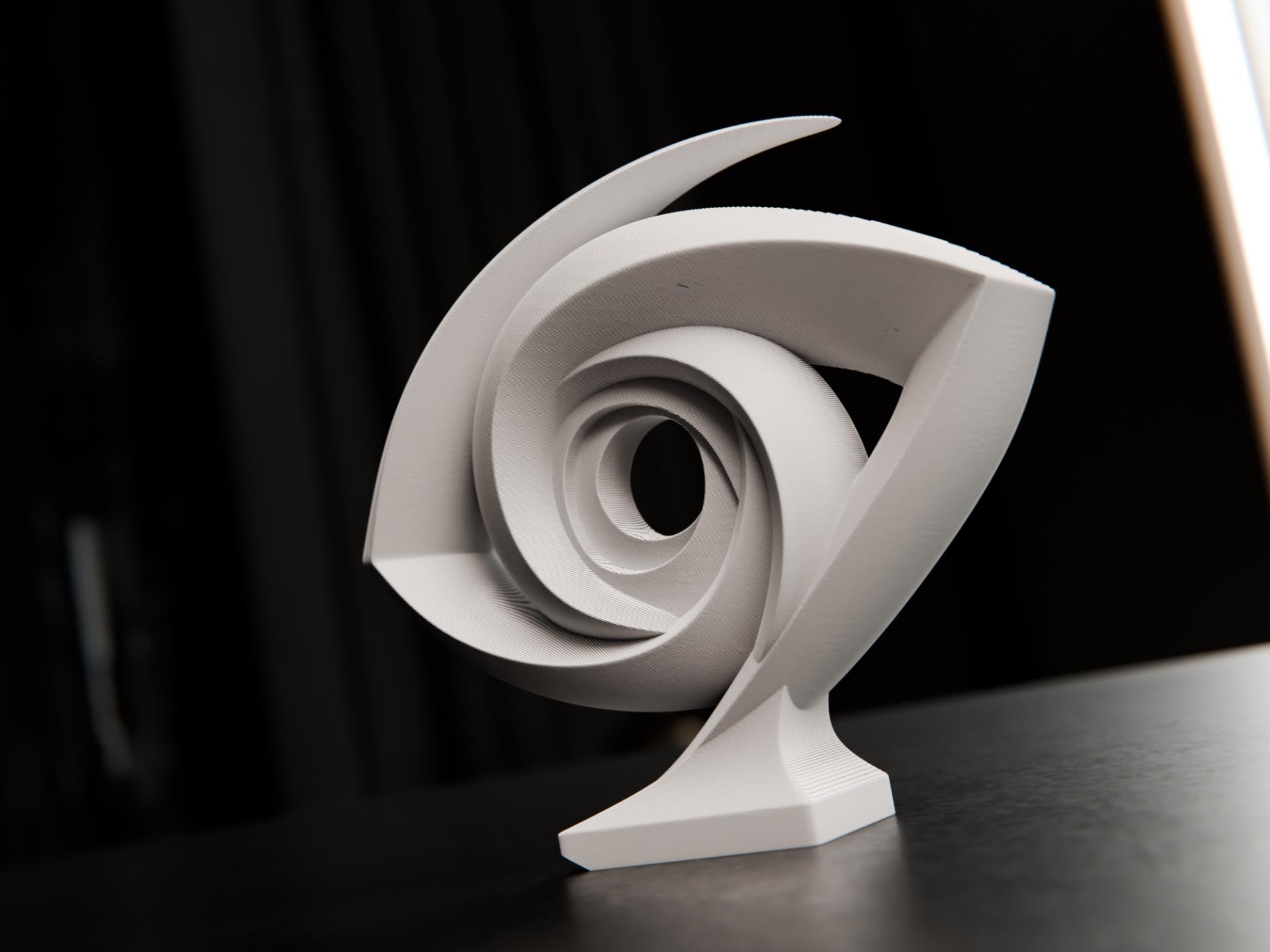Vortex Eye Sculpture