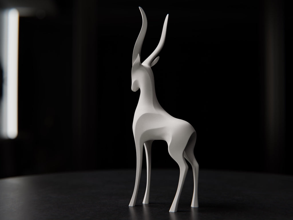 Minimalist Antelope Sculpture