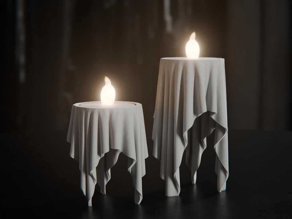 Floating Cloth LED Tealight Holder