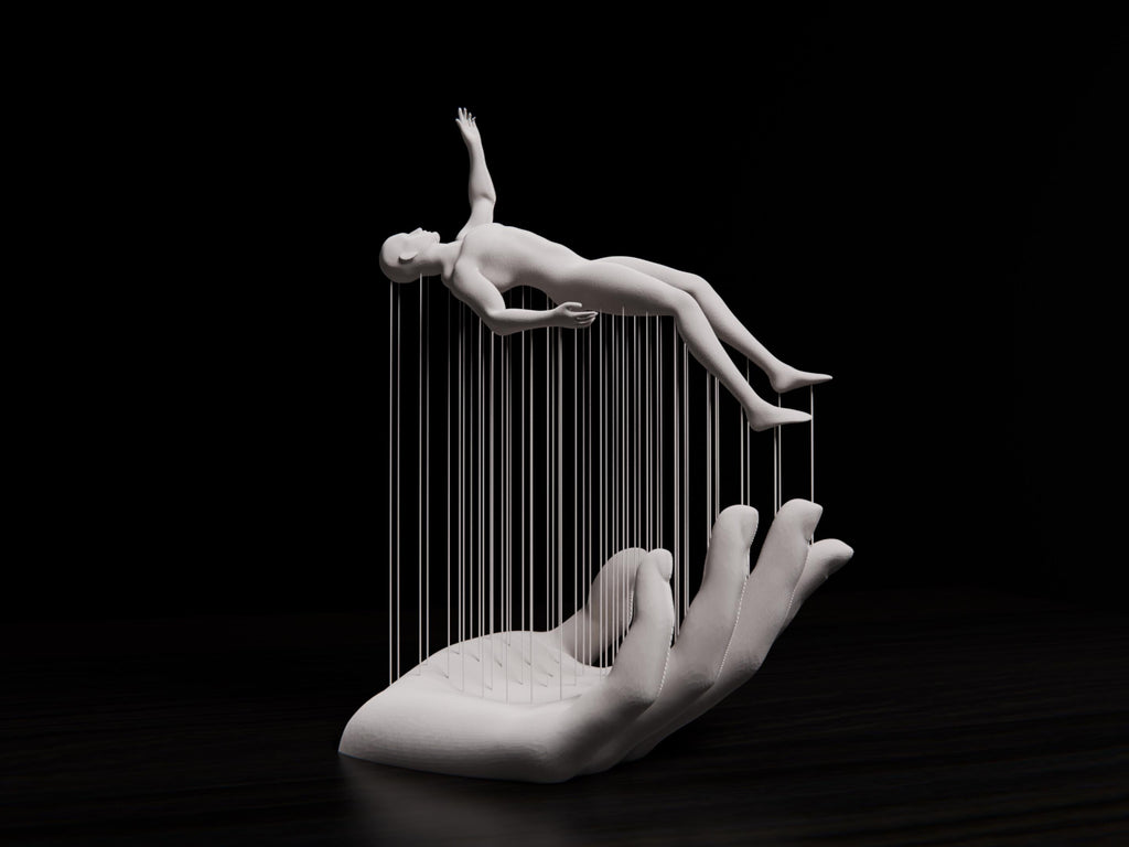 3D Printed String Art Sculpture