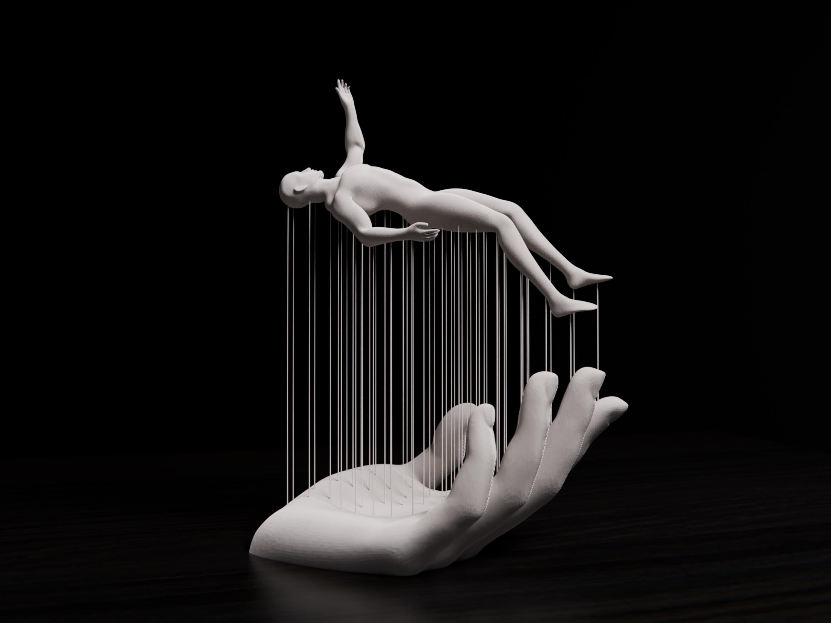3D Printed String Art Sculpture