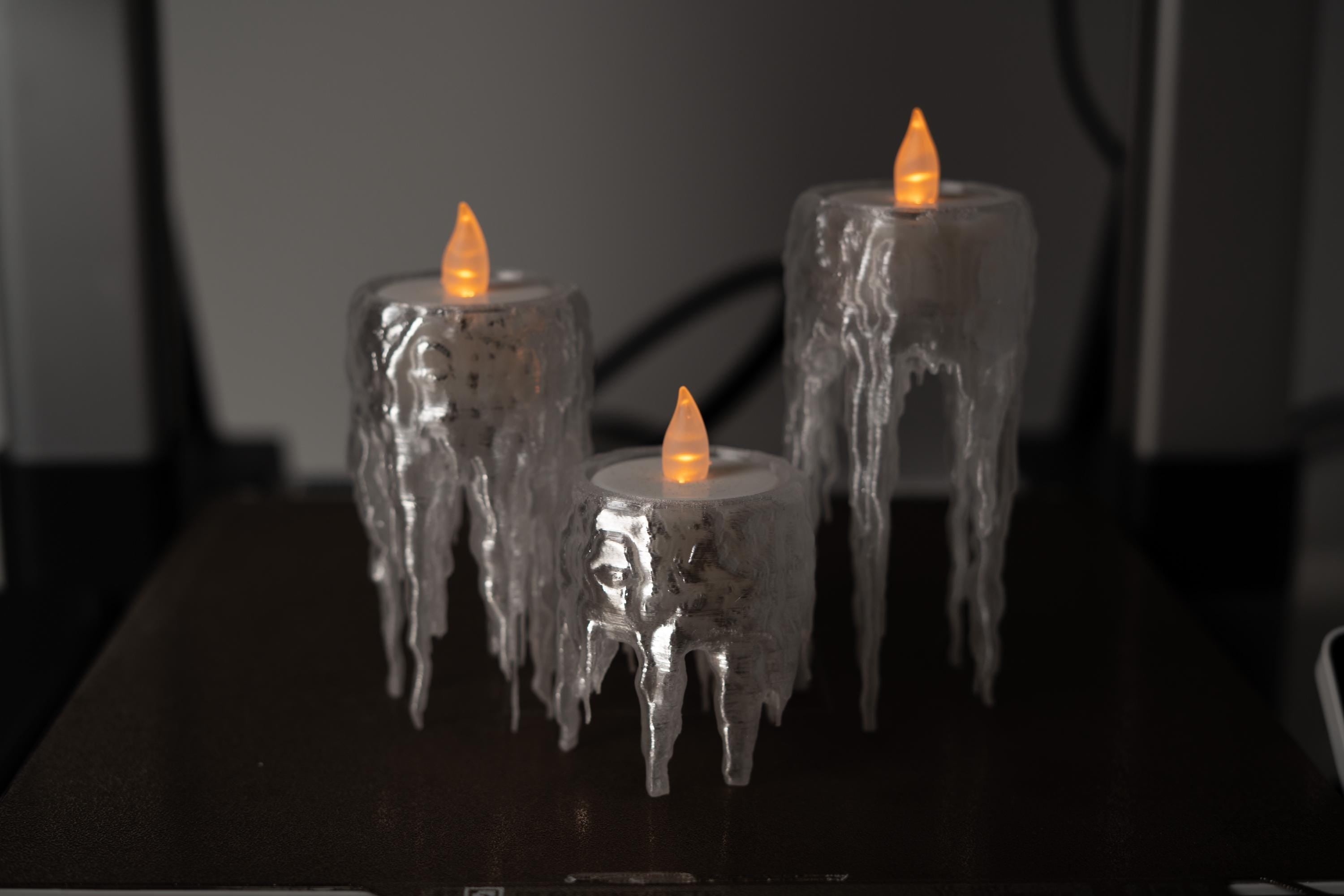 Icicle Candle Holder Set