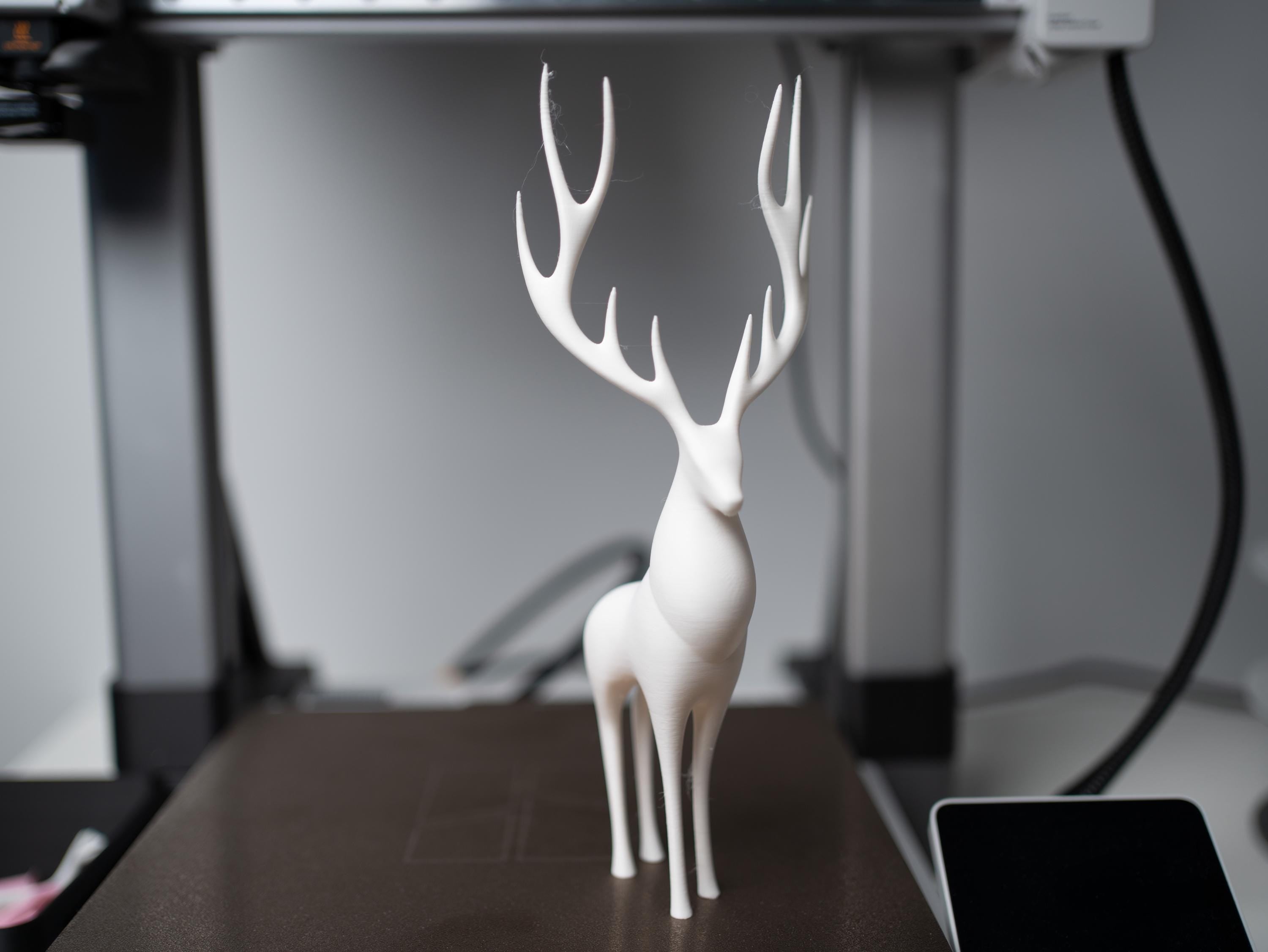Minimalist Deer Sculpture
